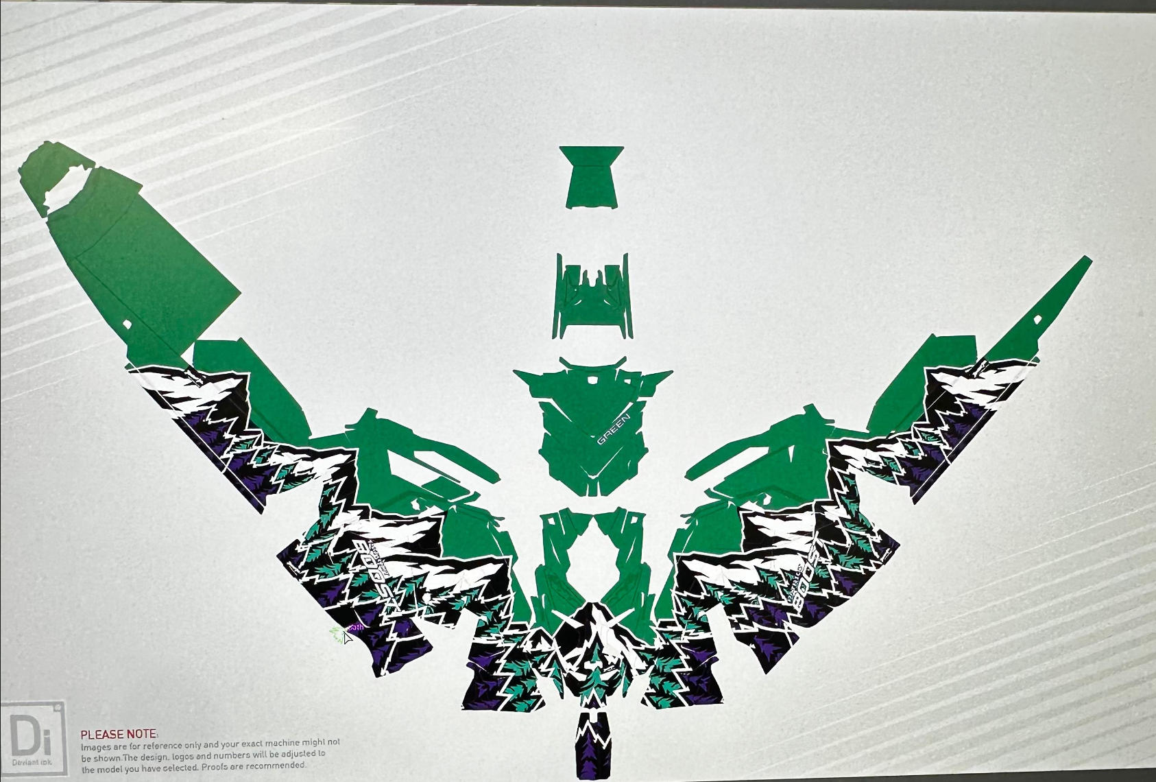 2024 Patriot Boost RMK Khaos Matryx Slash Clearance Decal Kit 3