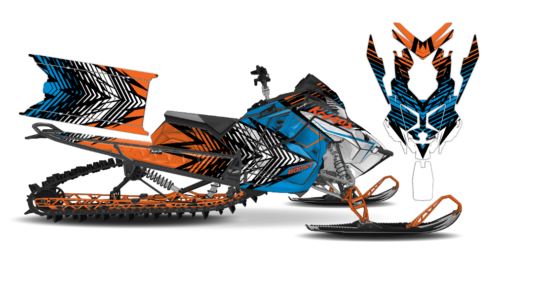 2022 Patriot Boost RMK Khaos Matryx Slash 155 Clearance Decal Kit 4