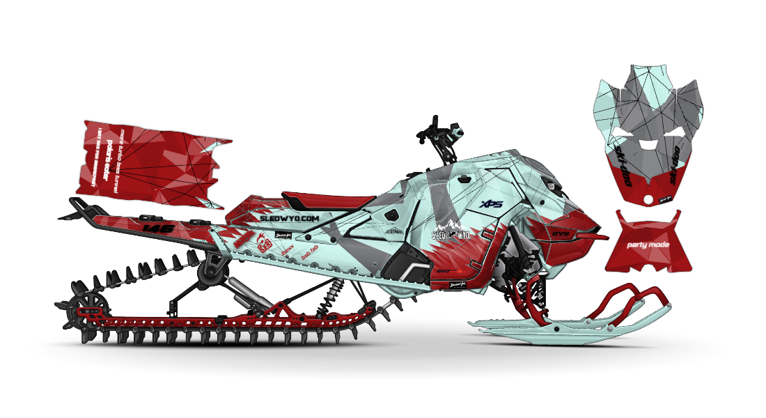 2024 Summit X Gen 5 Turbo R 154 Clearance Decal Kit 5