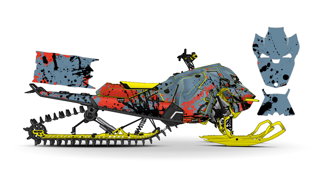 2026 Freeride Gen 5 Turbo R 146 Clearance Decal Kit 11