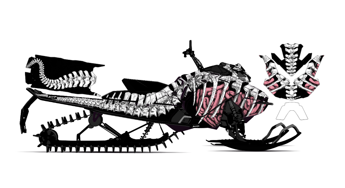 2022 Backcountry X-RS 146 Clearance Decal Kit 15