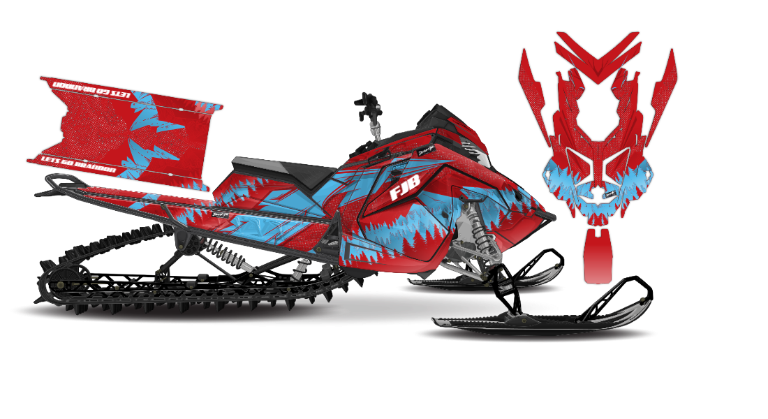 2024 RMK Khaos Matryx Slash 146 Clearance Decal Kit 7