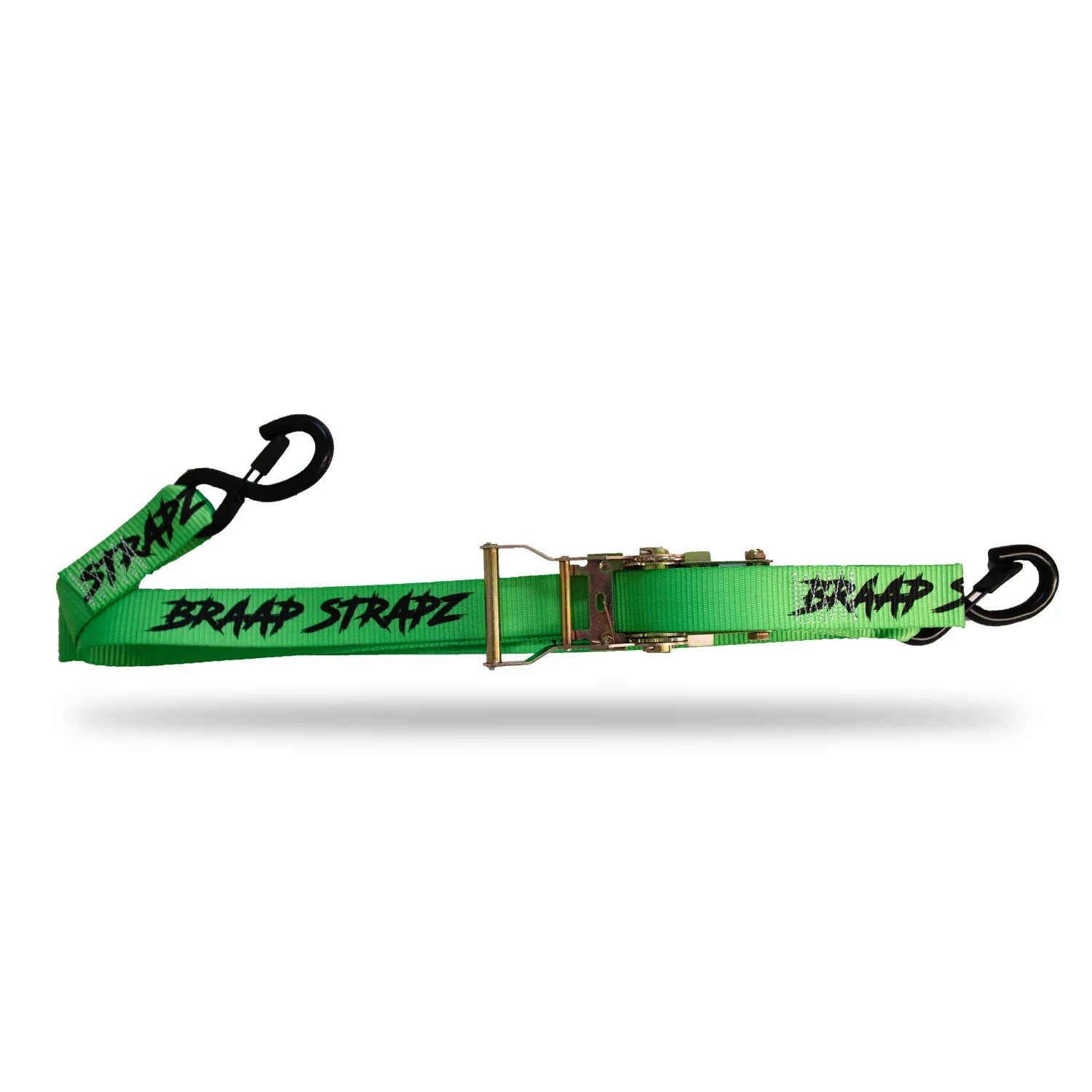 Ratchet Strap 1 1/2 in. w/Safety Latch Hooks