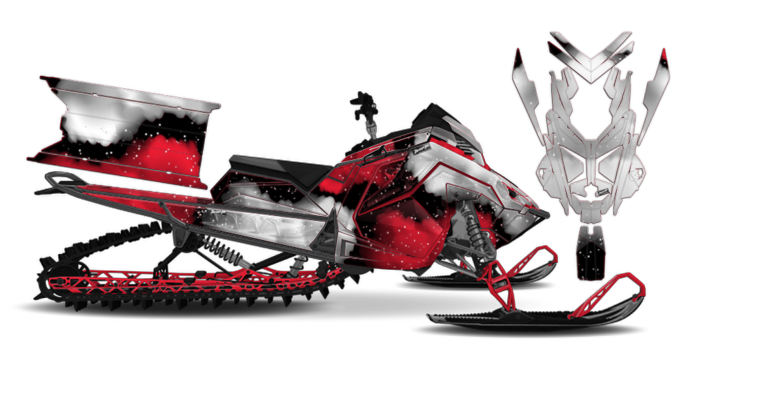 2023 9R Pro RMK Matryx Slash 165 Gloss Finish Clearance Decal Kit 16