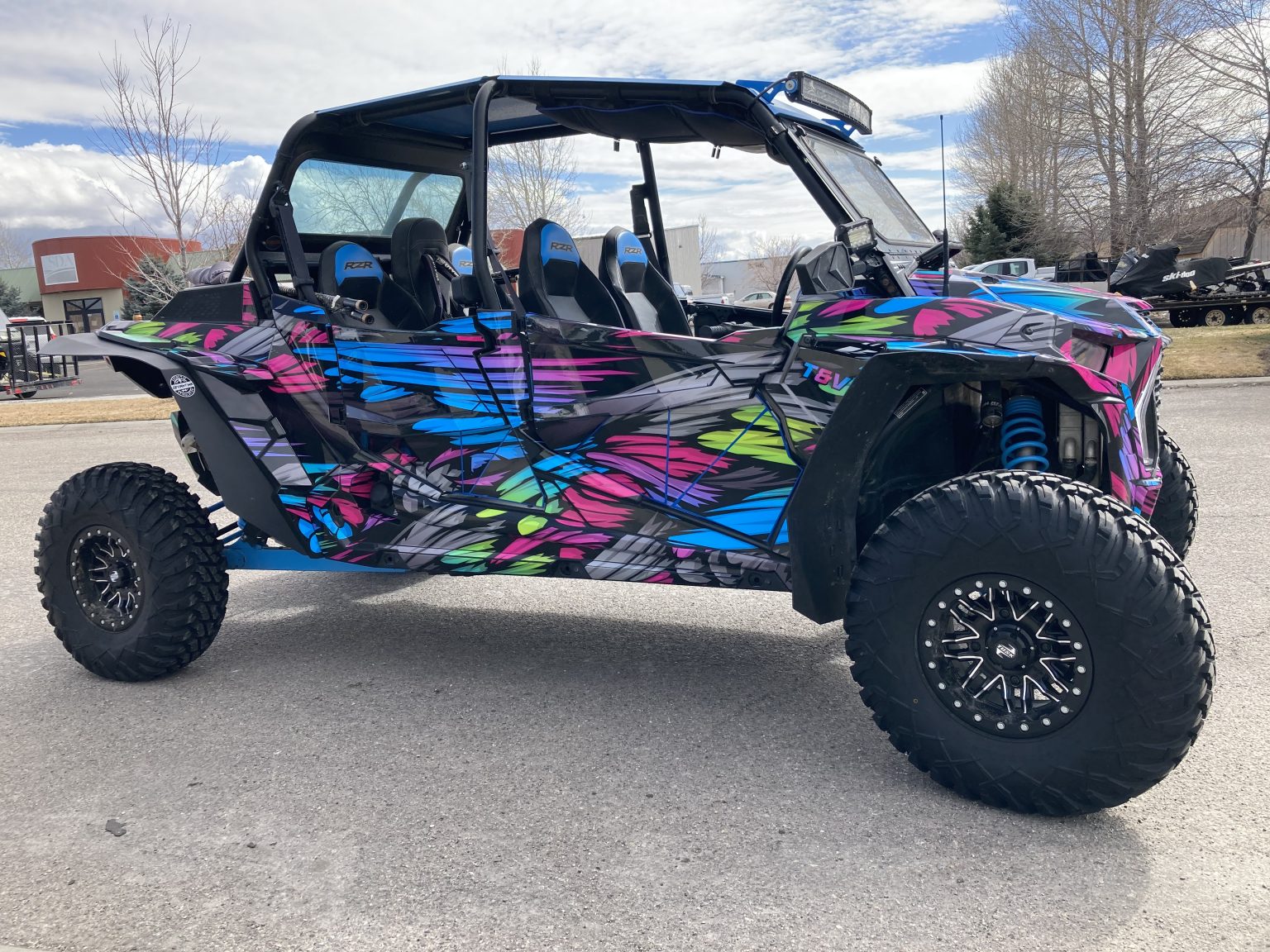 Best Polaris Blue RZR Wraps - Customize Your SXS Graphics Kit