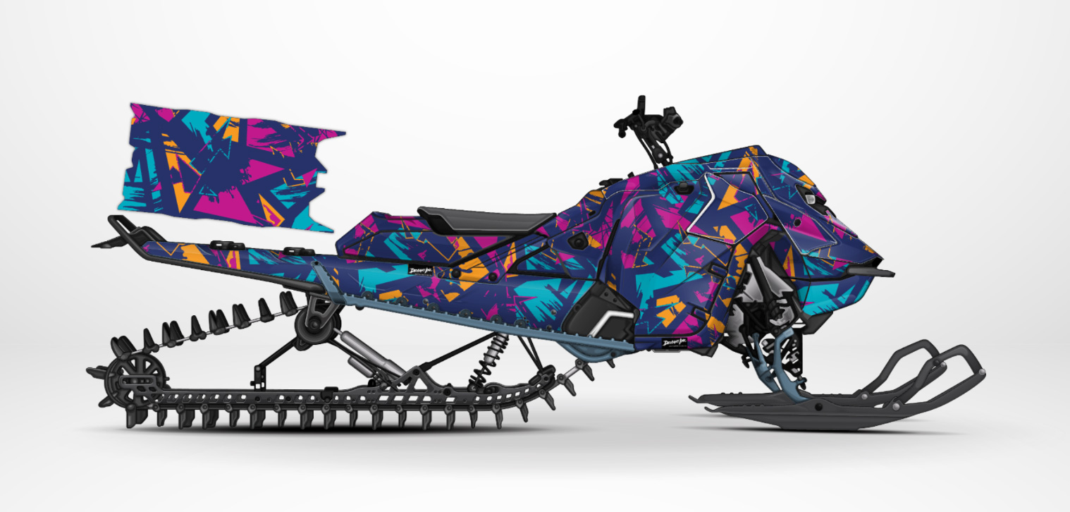 Best SkiDoo Rev Gen5 Wrap Full Custom Snowmobile Graphics Kit