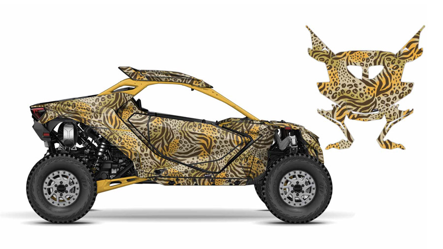 LEOPARD PRINT MAVERICK R WRAP